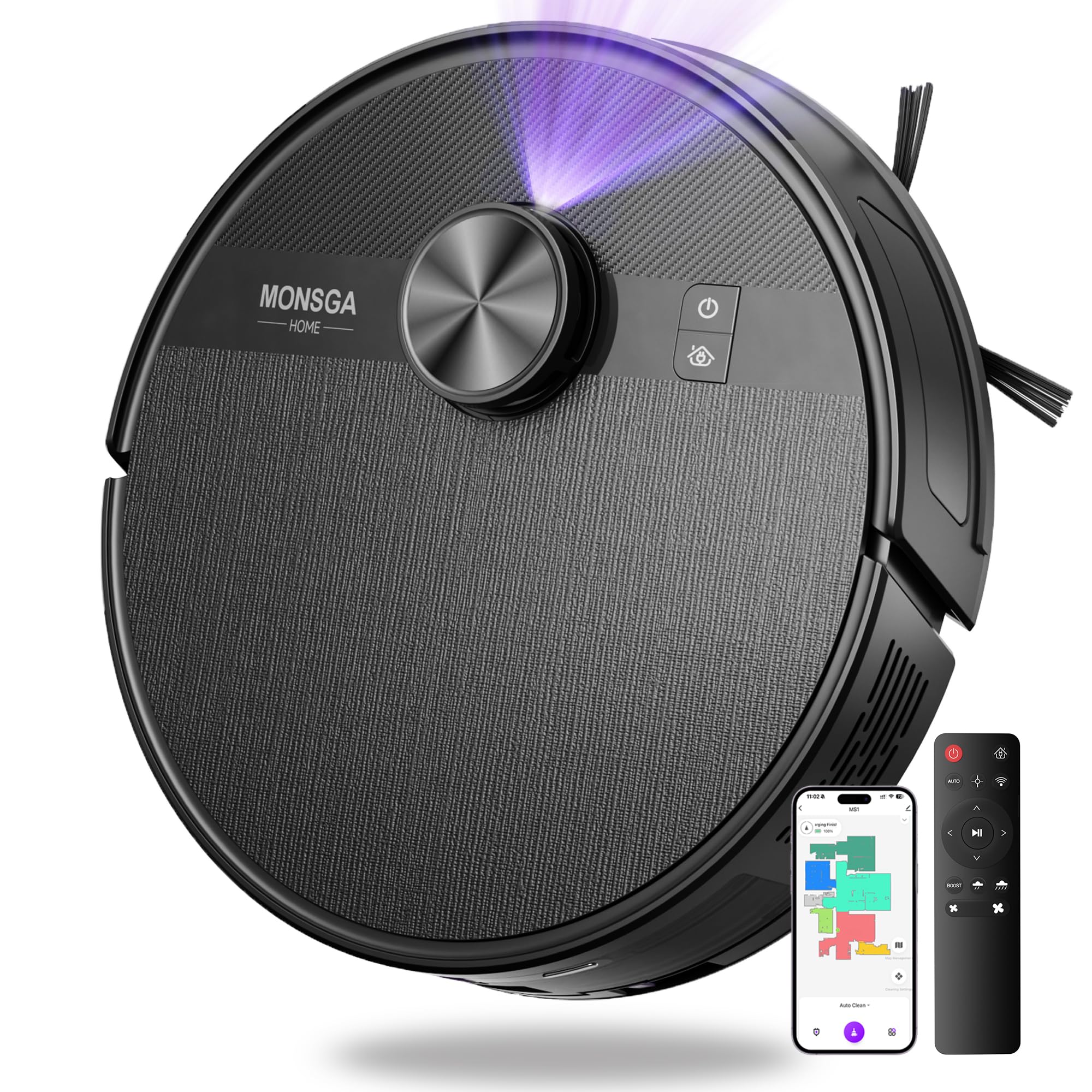Amazon.com - MONSGA Robot Vacuum and Mop Combo, 7000Pa Robotic